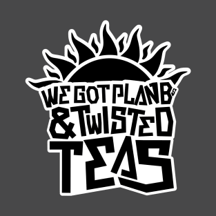 Plan Bs & Twisted Teas - White/Black T-Shirt