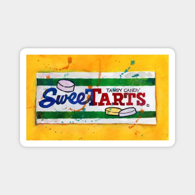 Sweet Tarts Tangy Candy Magnet by dfrdesign