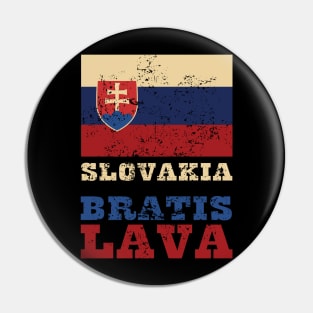 Flag of Slovakia Pin