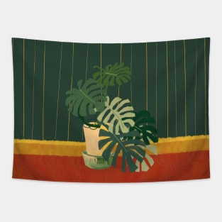 Monstera plants Tapestry