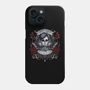 Don't mess with Goth Mum! Gothic mom Design Phone Case