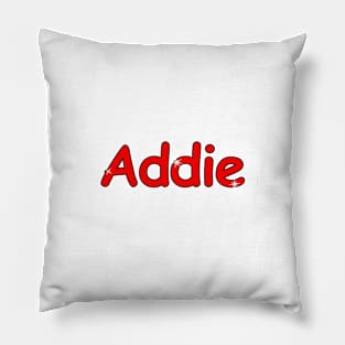 Addie name. Personalized gift for birthday your friend. Pillow