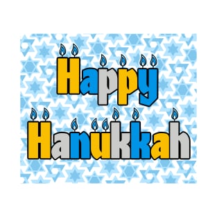 Happy Hanukkah with Stars T-Shirt