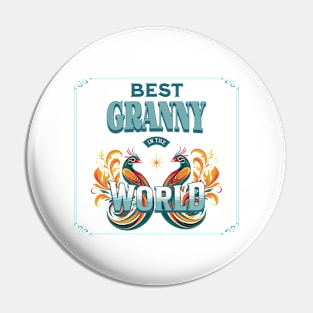 Best Granny in the World Pin