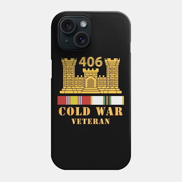 406th Engineer Battalion - ENG Branch - Cold War Veteran w COLD SVC Phone Case by twix123844