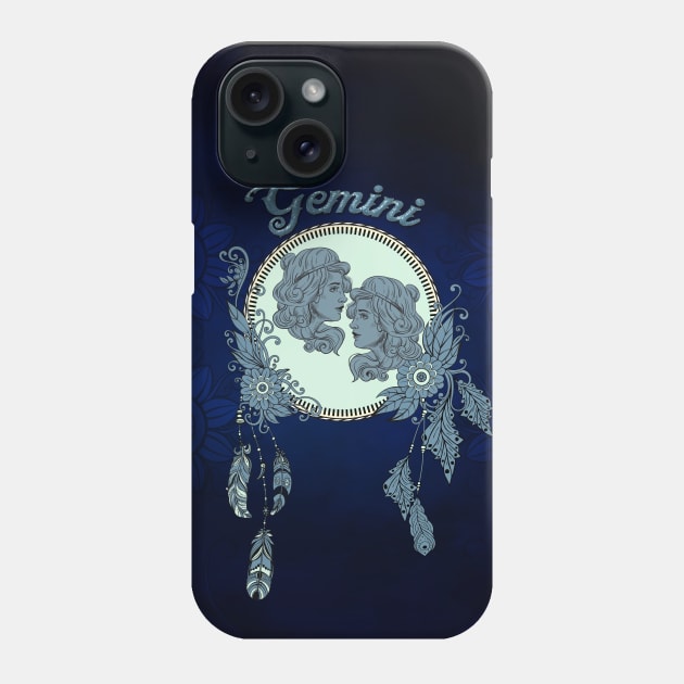 Zodiac sings gemini Phone Case by Nicky2342