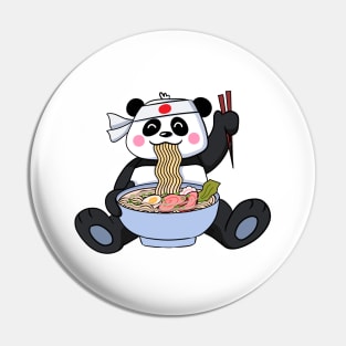 Japanese Ramen Panda Kawaii Cute Noodles Anime Pin