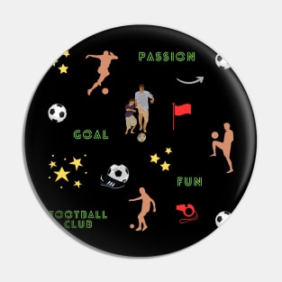 soccer football Pin