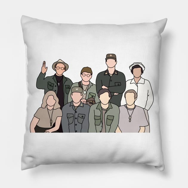 m*a*s*h Pillow by aluap1006