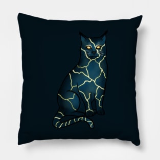 Kintsugi Cat Pillow