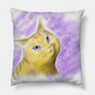 My cat color version Pillow