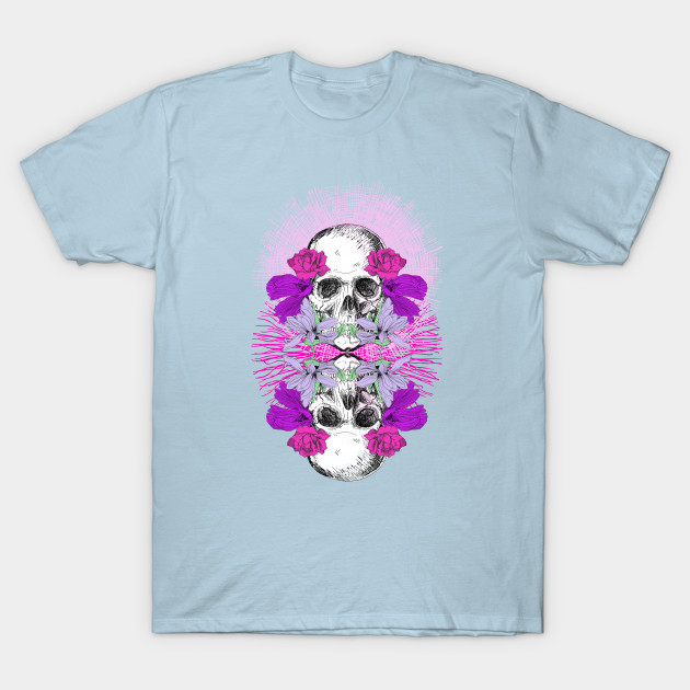 Disover Duality Skulls - Purple - T-Shirt