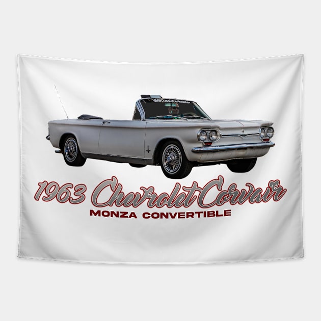 1963 Chevrolet Corvair Monza Convertible Tapestry by Gestalt Imagery