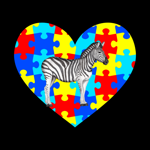 autism day zebra by teespra