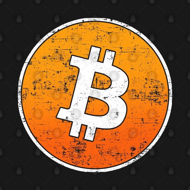 Vintage Bitcoin Design by Andreeastore  