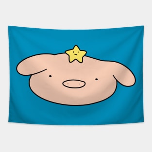 Star Pig Face Tapestry