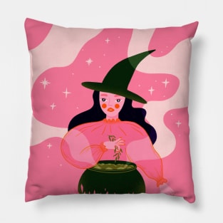 I put a spell on you potion. Witches brew illustration Pillow