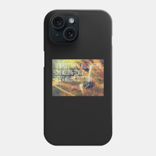 Robert Frost Quote Design Phone Case