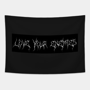 Love Your Enemies Christian Bumper Sticker Tapestry