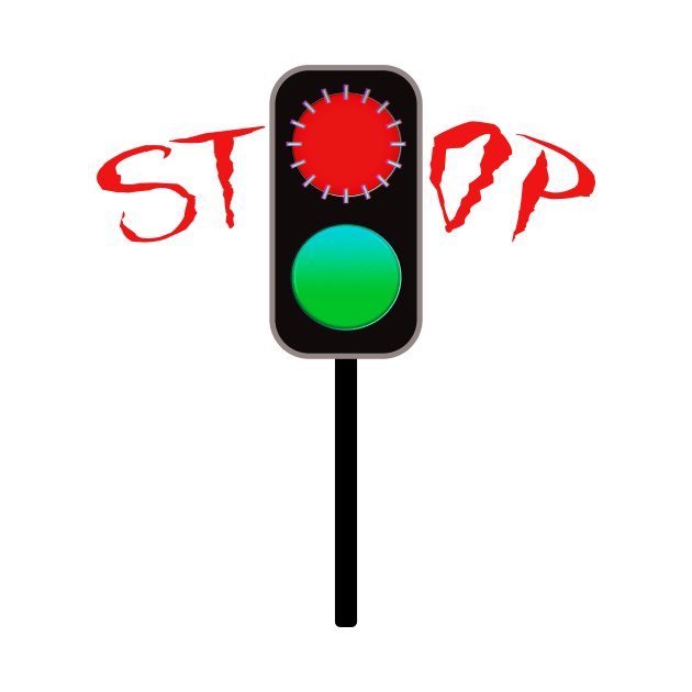 STOP red light green light by designInk