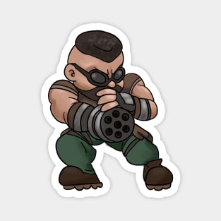 Barret Wallace Chibi Final Fantasy 7 Magnet