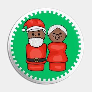 Little Santa and Mrs. Claus Are In Love Pin