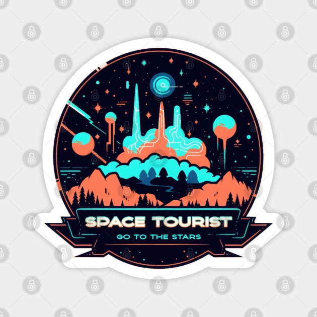 Space tourist Magnet by ILK87