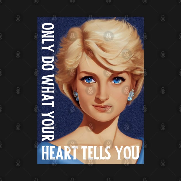 Only Do What Your Heart Tells You - Lady Di - Quote - Princess Diana by Fenay-Designs