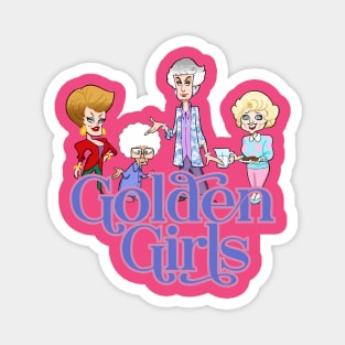 Cuties Golden Girls Vintage Magnet