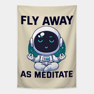 Fly Away as Meditate Tapestry