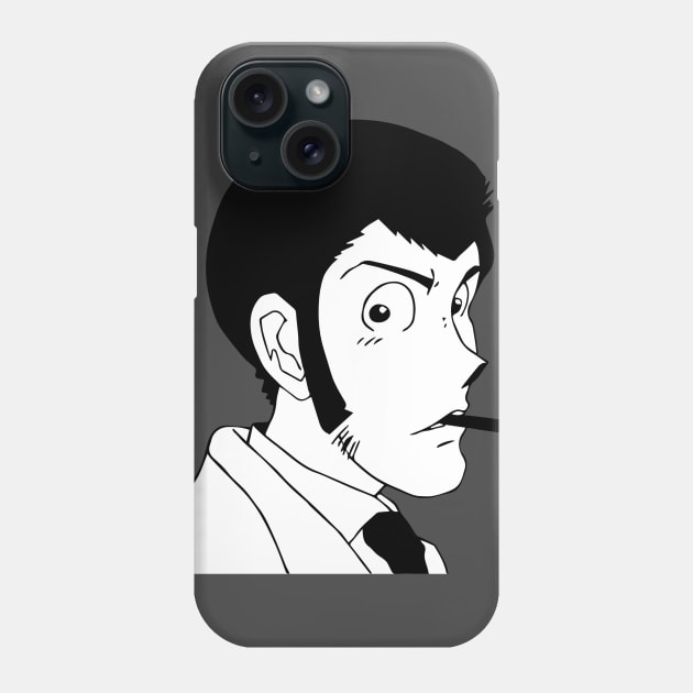 Lupin III Stylized Phone Case by SeikoArtStore