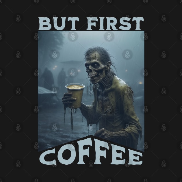 But First Coffee Zombie by H. R. Sinclair