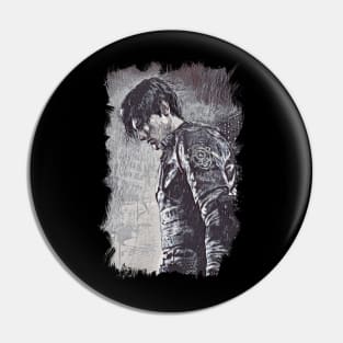 LEON / First day on the job / Fan Art Abstract Portrait Pin