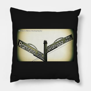 Ramona Boulevard & Granada Avenue, El Monte, California by Mistah Wilson Pillow