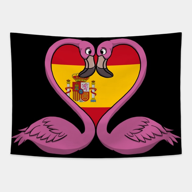 Flamingo Spain Tapestry by RampArt