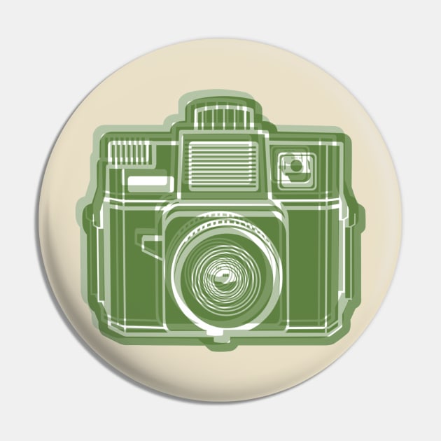 ISSF Society6 logo GREEN Pin by istillshootfilm