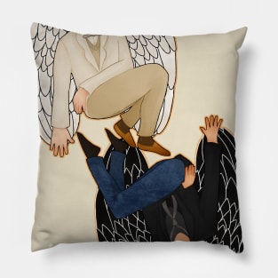 Good omens Crowley Aziraphale Pillow