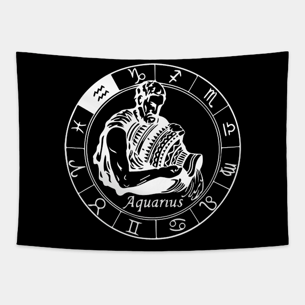 Aquarius Tapestry by origamiconcept