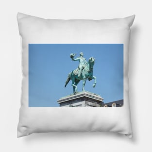 Luxembourg; City; Place; Wilhelm; II; Emperor; equestrian statue; Place Guillaume Pillow