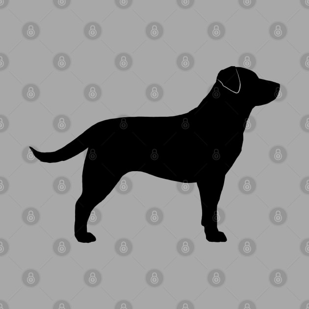 Black Labrador Retriever Dog Breed Silhouette(s) by Coffee Squirrel