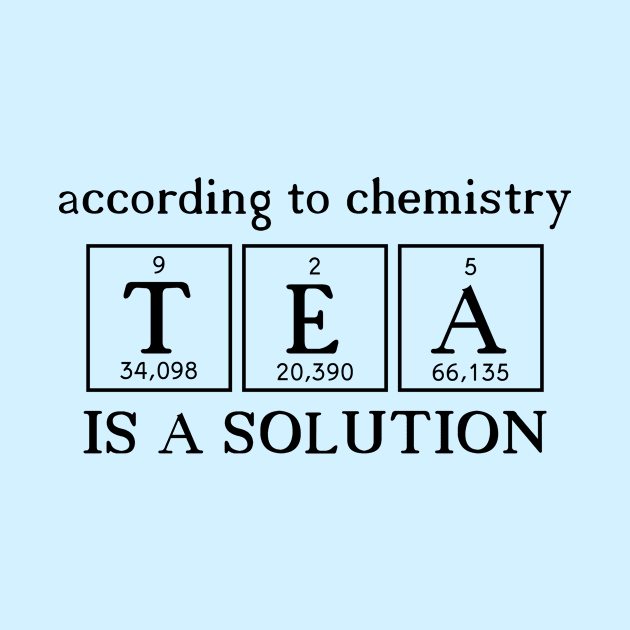 According to chemistry TEA is a solution by otaku_sensei6