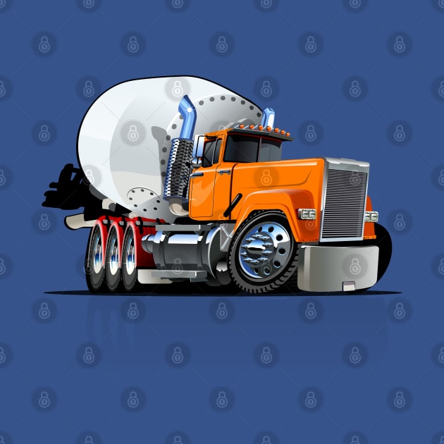 Cartoon Mixer Truck by Mechanik