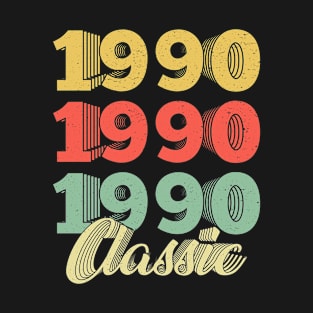 Vintage Retro 1990 30 Years Old 30th Birthday Gift T-Shirt