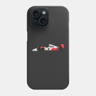 Ayrton Senna's McLaren Honda MP4/6 Illustration Phone Case