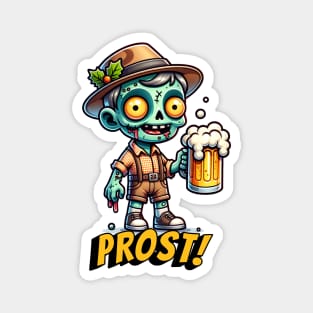 Oktoberfest Zombie Prost! Magnet