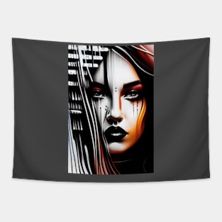 Feminine Abstract art Tapestry