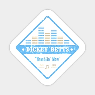 Dickey Betts Vintage Retro Magnet