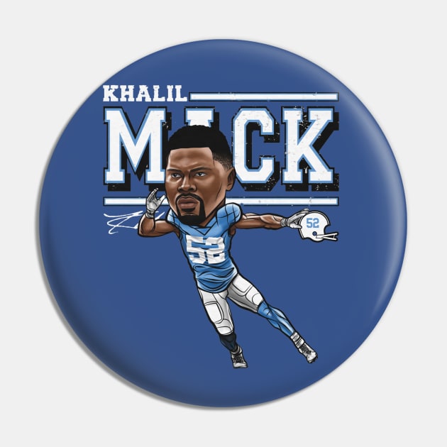 Khalil Mack Los Angenel C Cartoon Pin by Buya_Hamkac