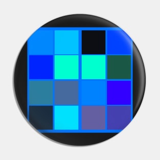 blue square abstract geometrical pattern Pin