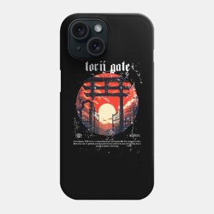 Torii Gate Distressed Streetwear Style Phone Case